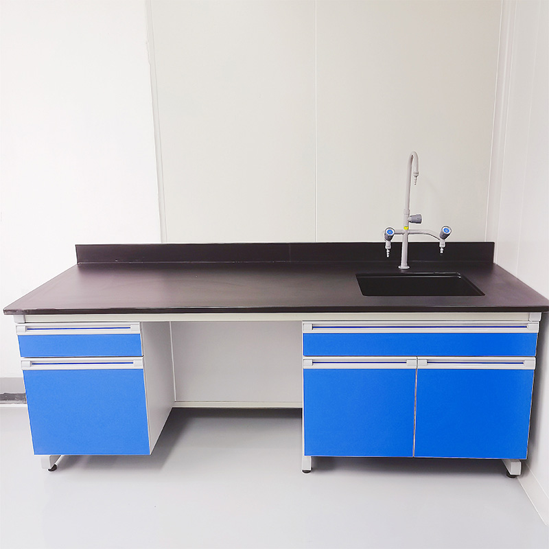 AJRS��Steel and wood laboratory bench��Sink counter
